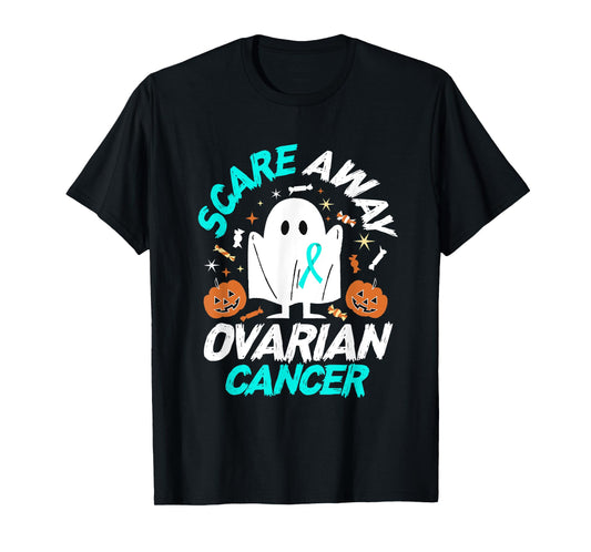 Halloween Ovarian Cancer Awareness T-Shirt