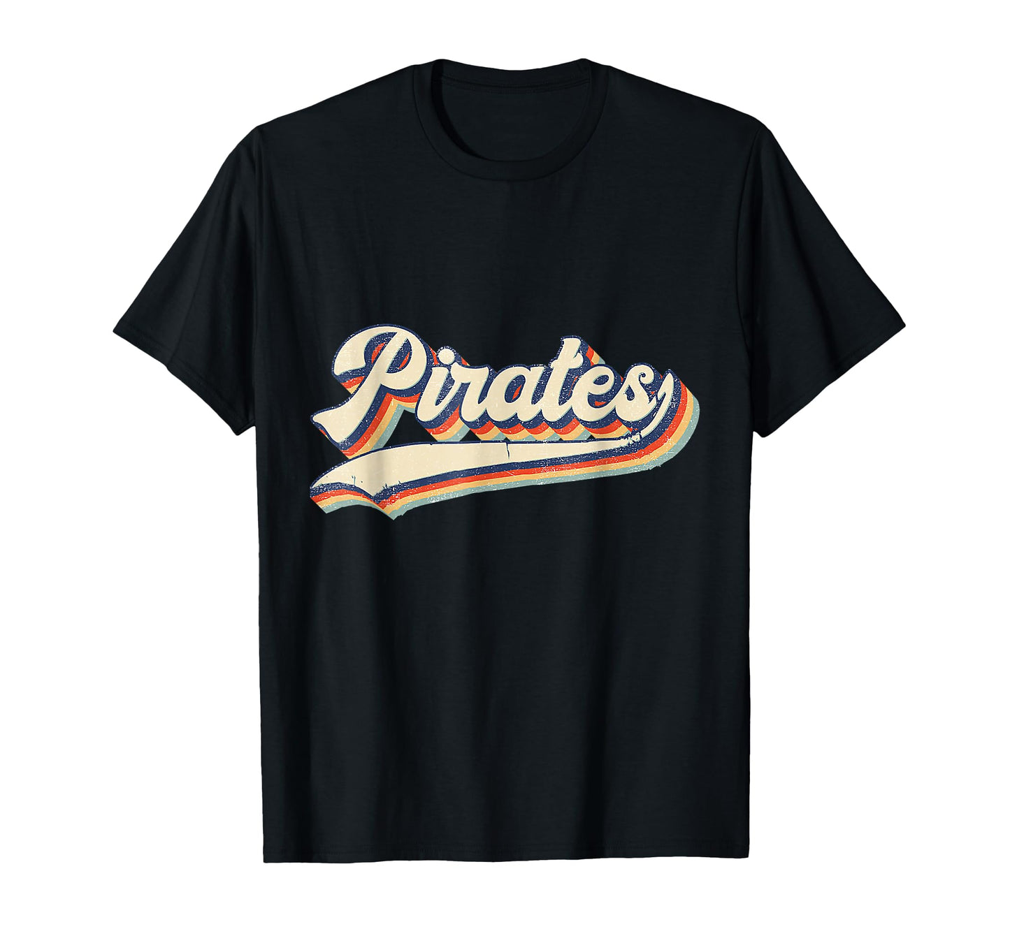Pirates Sports Name Vintage Retro For Men Women Boy Girl T-Shirt