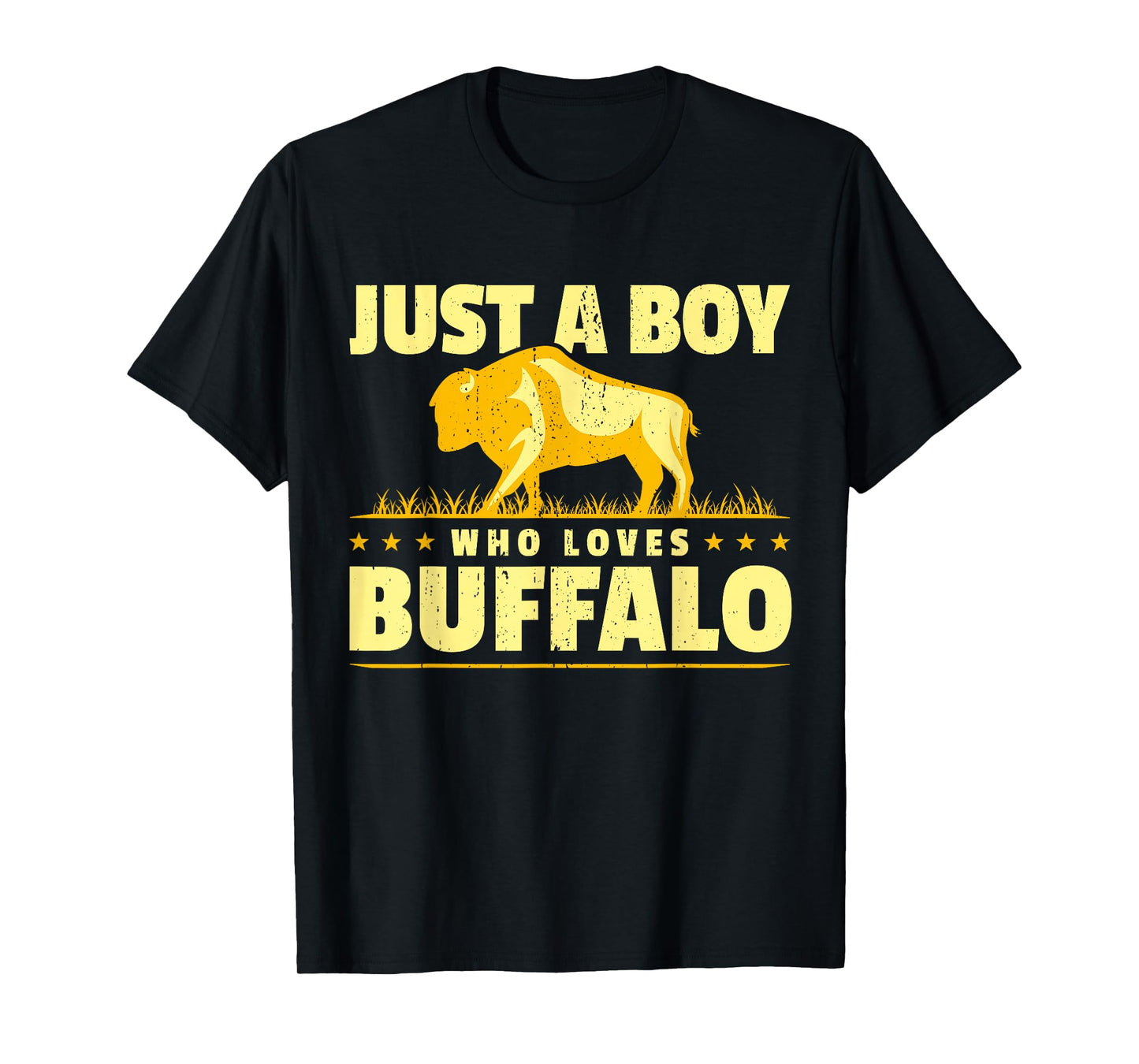 Boy Who Loves Buffalo I Men Buffalo I Son Buffalo T-Shirt