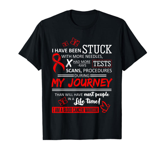 My Journey I Am A Blood Cancer Warrior T-Shirt T-Shirt