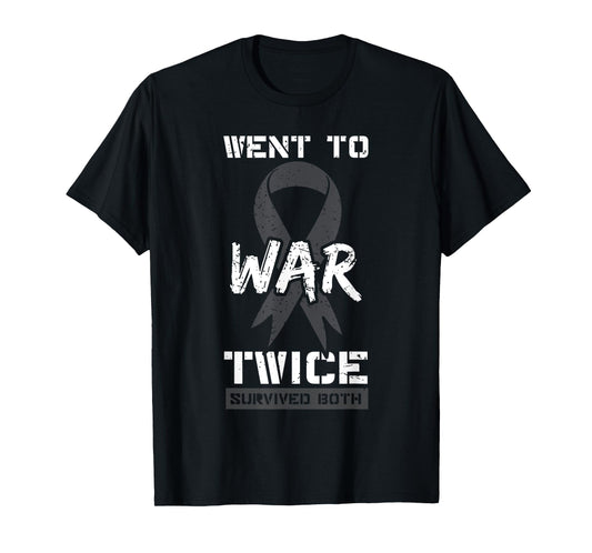 Cancer War Veterans Patriotic Military Soldier Vietnam Gift Women Men T-Shirt