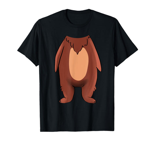 Bear Halloween Costume Shirt - Brown Grizzly Bear T-Shirt