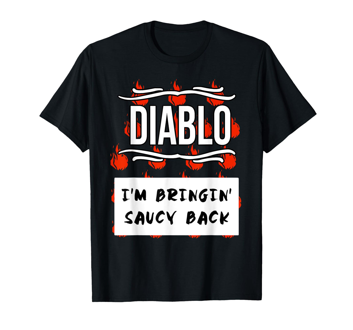 HOT SAUCES Group Halloween Costumes DIABLO SAUCE shirt T-Shirt