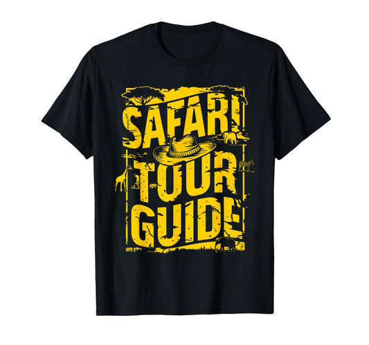 Safari Tour Guide Shirt Kids Men Women Adult Costume T-Shirt