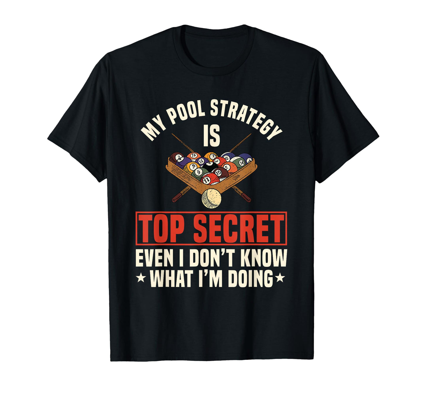Billiards Pool Snooker Billiard Ball Table Nine-ball T-Shirt