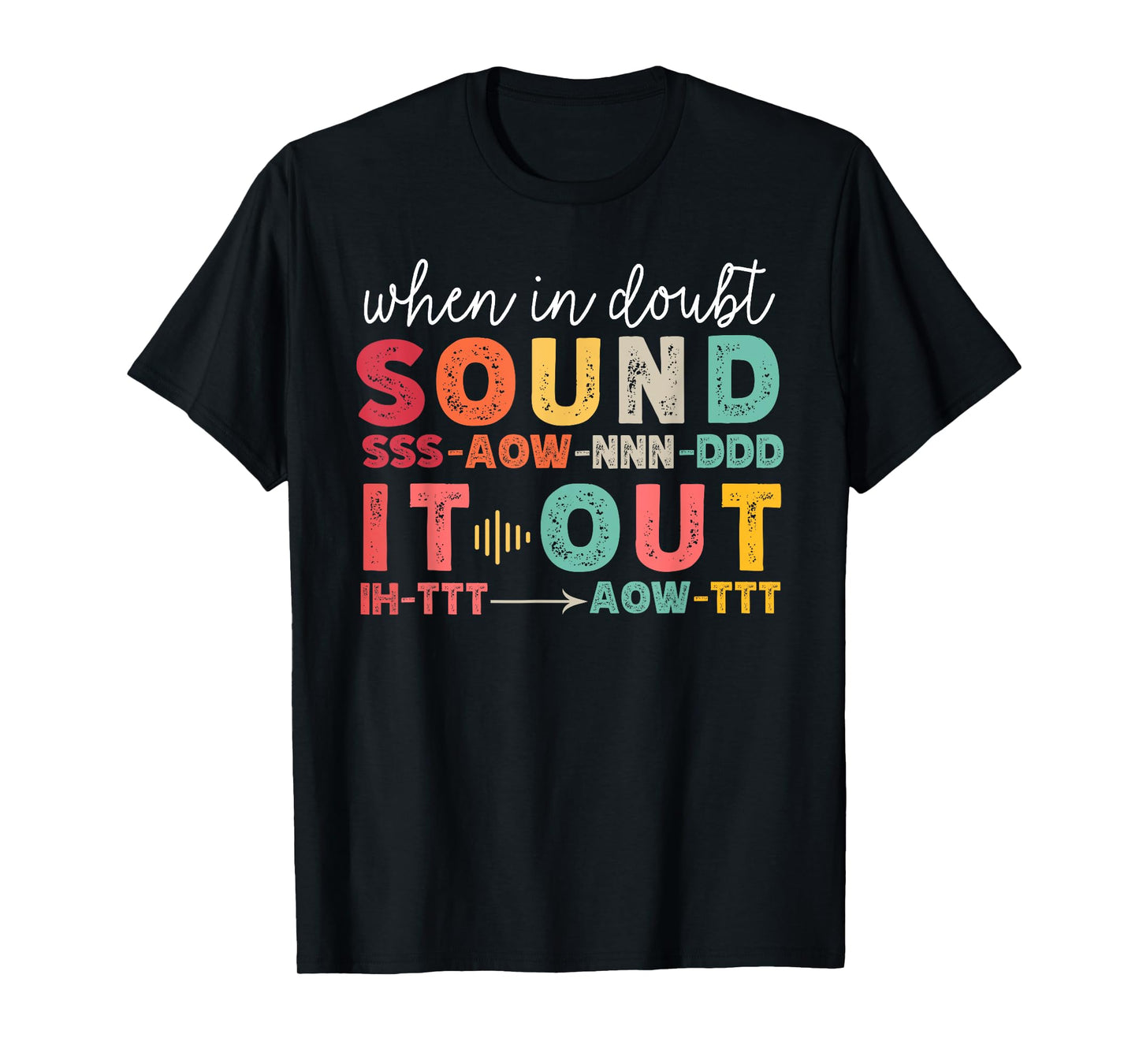 Phonemic Awareness Phonics Teacher Retro Science of Reading T-Shirt