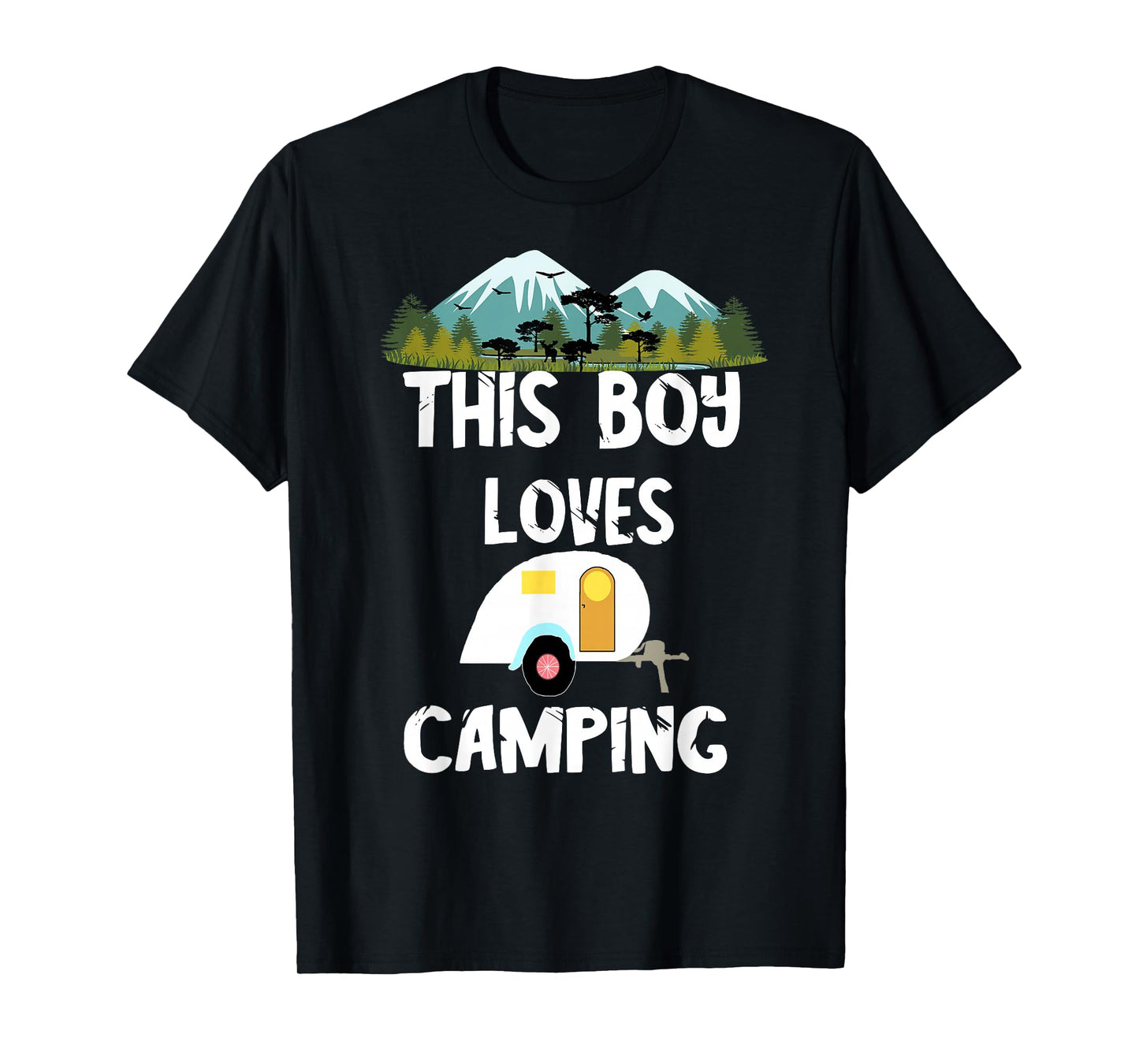 Camping Boy Camp Camper Camping Adventures Camping Lovers T-Shirt