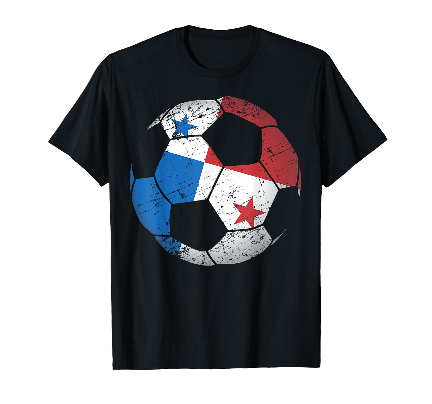 Panama Soccer Ball Flag - Panama Football Soccer T-Shirt