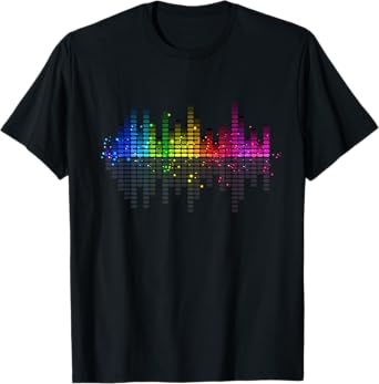 Cool Musical Equalizer Hi-Fi Stereo Music Lover T-Shirt