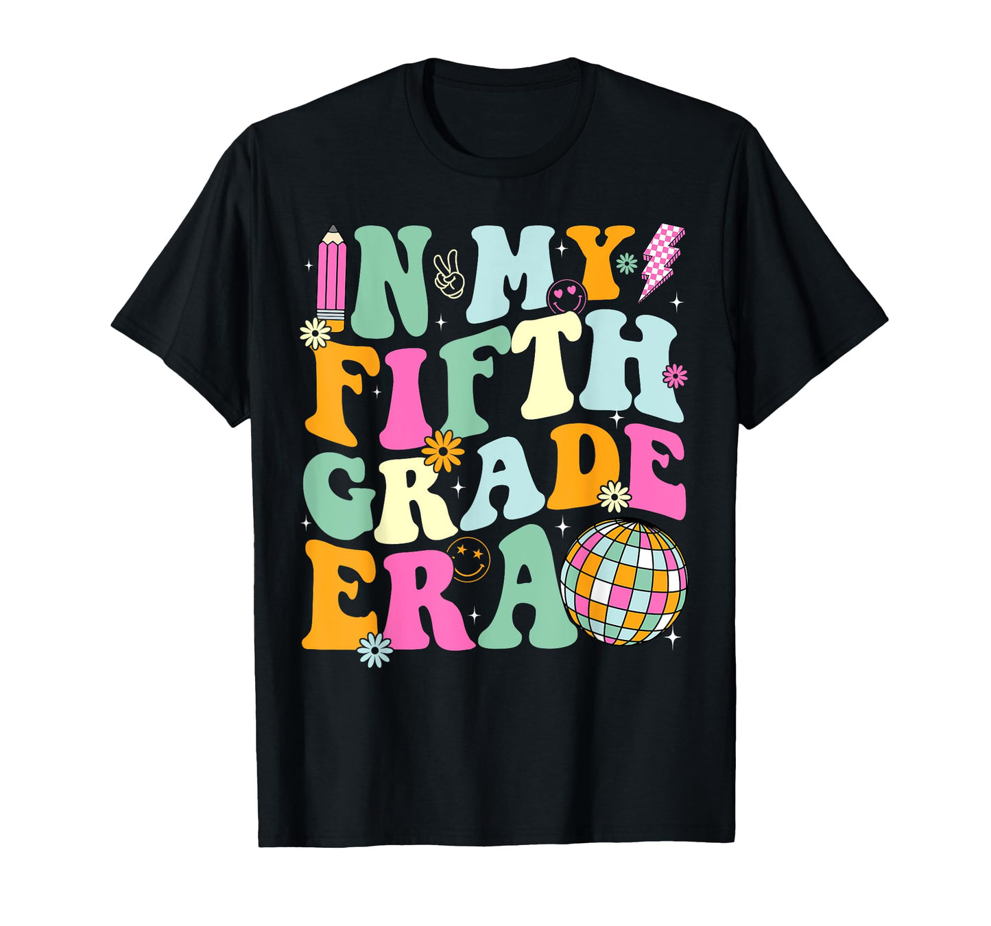 In My Fifth Grade Era Back To School 5th Grade Teacher T-Shirt
