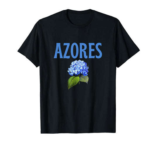 Azores Hydrangea Portugal Travel - Tops, Tees & Accessories T-Shirt