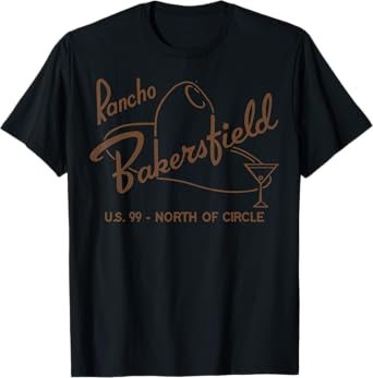 Vintage Rancho Bakersfield Retro Defunct Motel California T-Shirt
