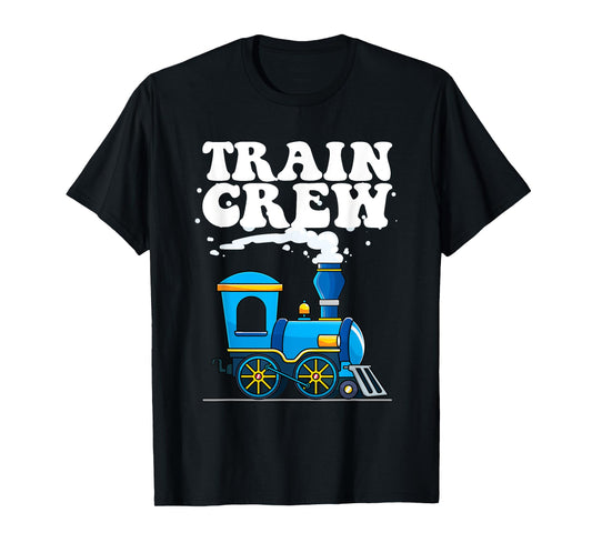 Birthday Train Crew Party Family Matching Men Women Kids T-Shirt