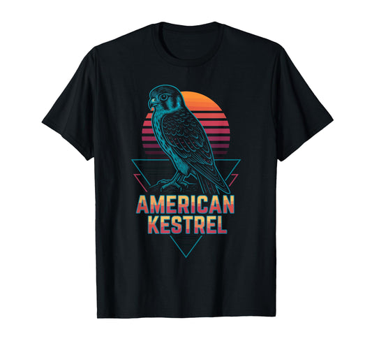 American Kestrel Retro T-Shirt