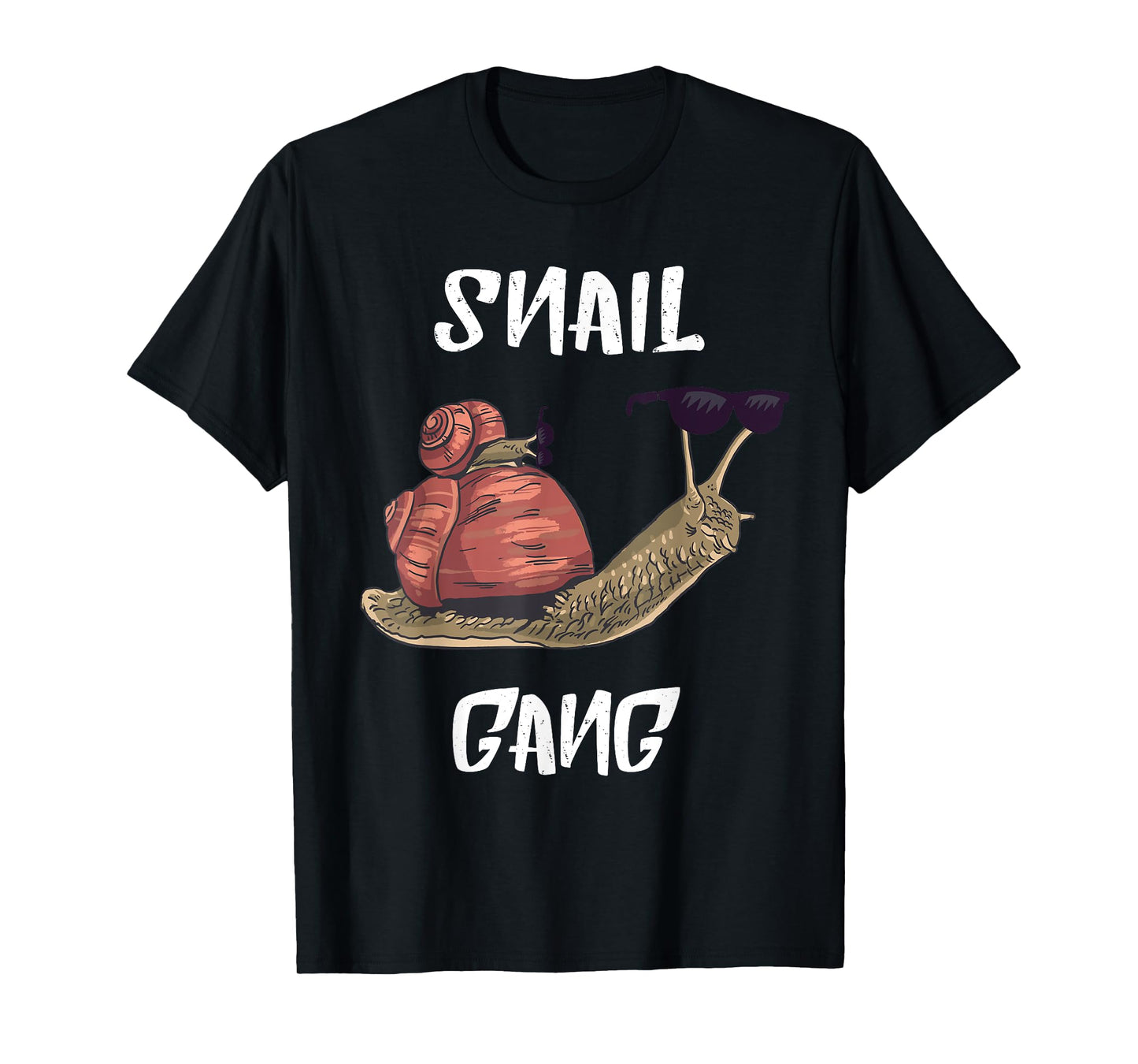Snail Gang Sunglass Mollusk Snail Shell Snails Lover Snail T-Shirt