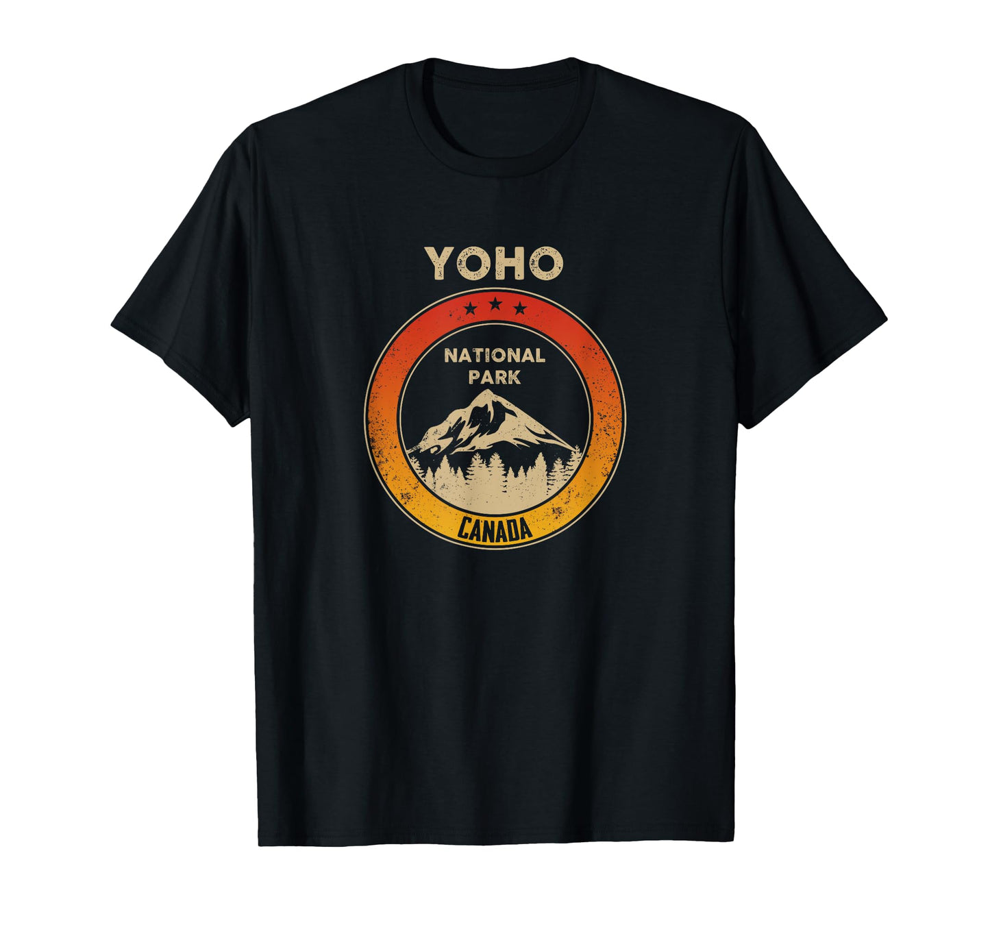 Yoho - Canadian National Park Retro Souvenir T-Shirt