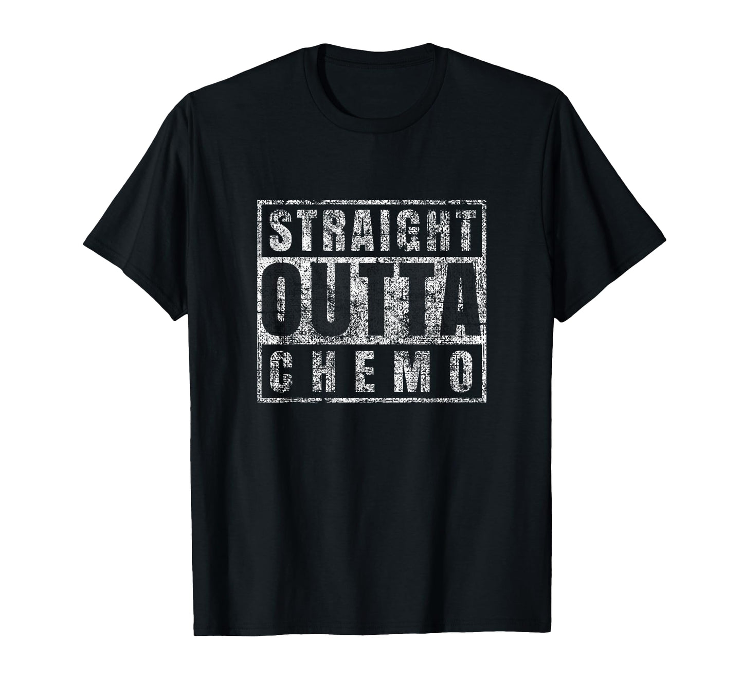 Kids Straight Outta Chemo T-Shirt Funny Battle Cancer Gift Idea T-Shirt