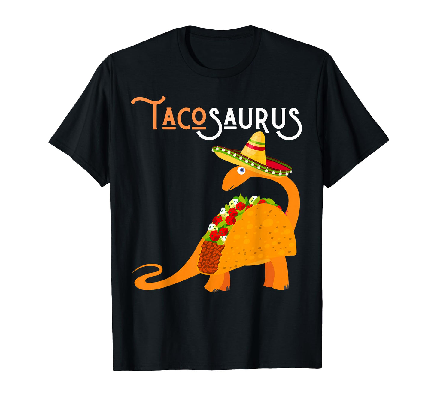 Tacosaurus Taco Dinosaur Cinco De Mayo Tacos Girls Boys Fun T-Shirt