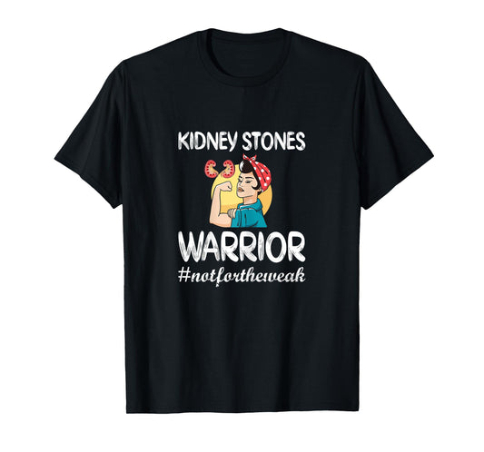 Kidney Stones Warrior Kidney Stone Surgery Kidney Awareness T-Shirt