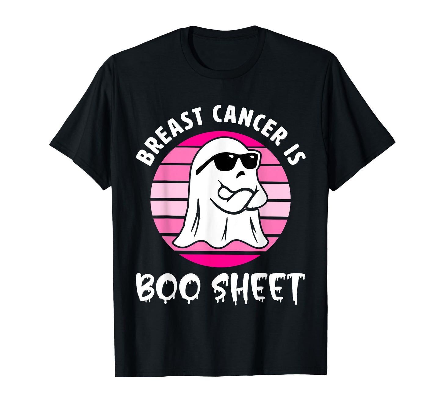 Breast Cancer Is Boo Sheet Halloween Breast Cancer Awareness T-Shirt