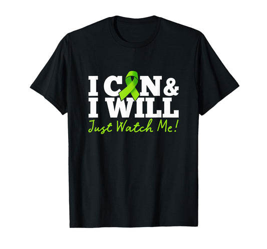 I Can & I Will Beat Lymphoma Cancer Warrior Just Watch Me T-Shirt