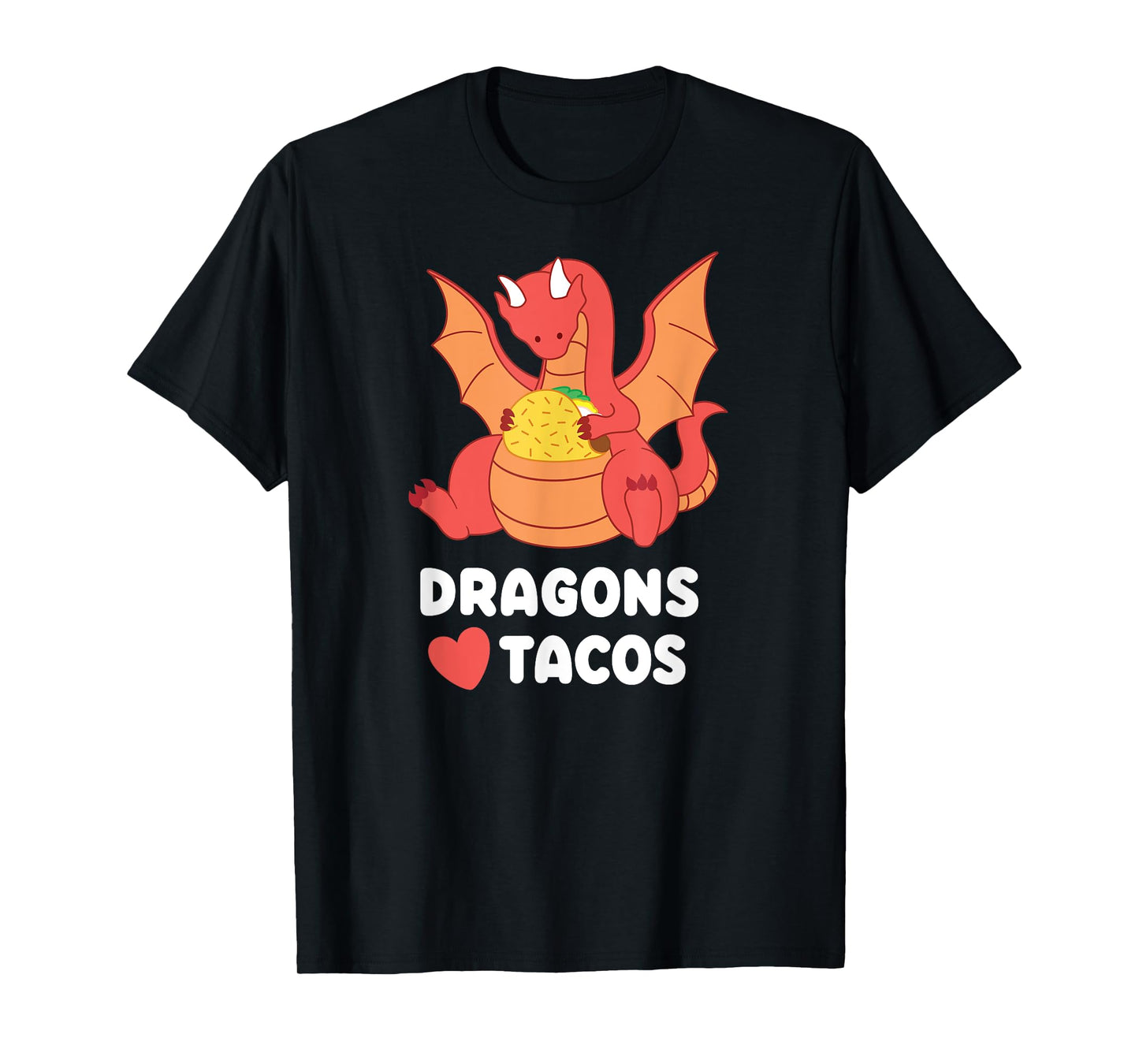 Dragons Love Tacos Shirt Adult Kids Dragon Lovers Gifts T-Shirt