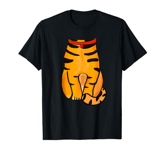 Cat Halloween Costume T-Shirt - Cute Orange Tabby Cat Outfit T-Shirt