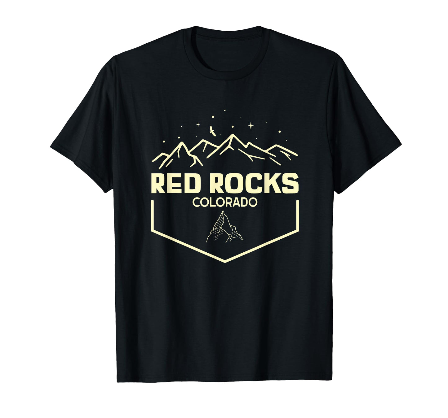 Red Rocks Colorado Epic Moonlight T-Shirt