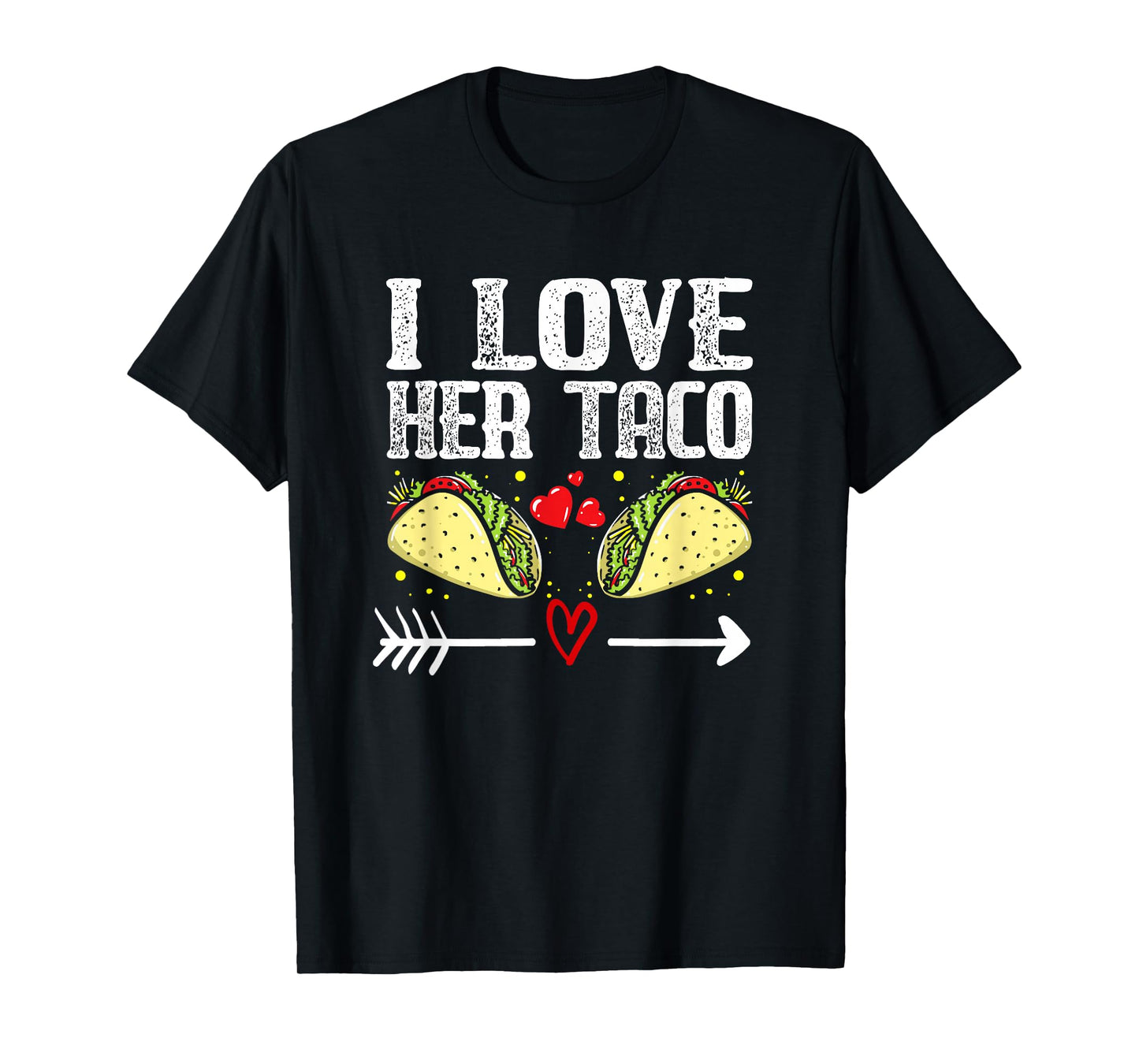 Mexican Couple Cinco De Mayo I Love Her Taco T-Shirt