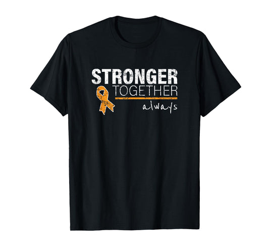 Nice Message Leukemia Awareness Orange Ribbon Women Men Kid T-Shirt