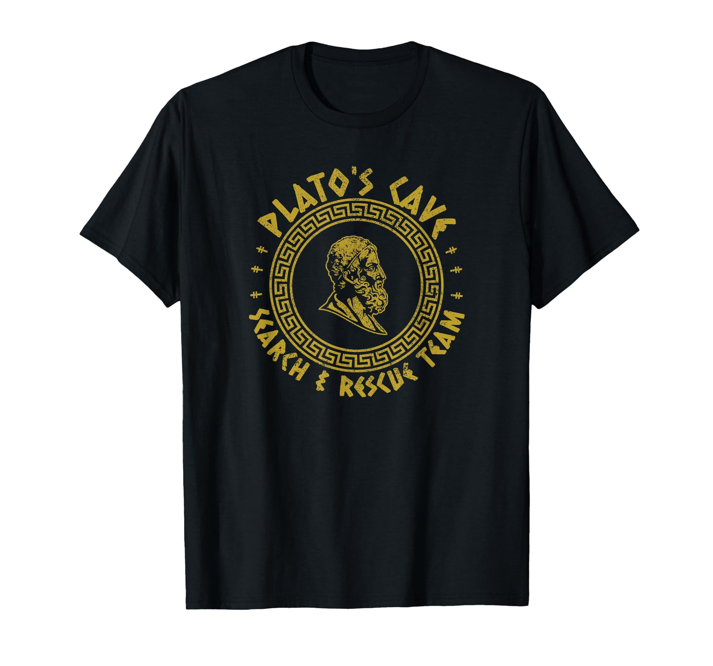 Plato's Cave Search And Rescue Teams Funny Philosophy T-Shirt
