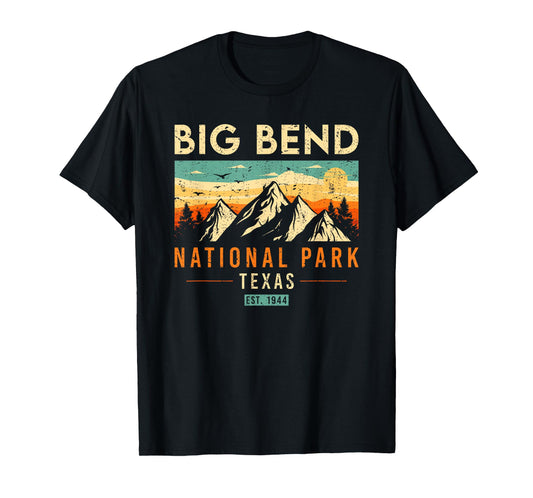 Big Bend Est. 1944 Vintage Retro Texas National Park T-Shirt