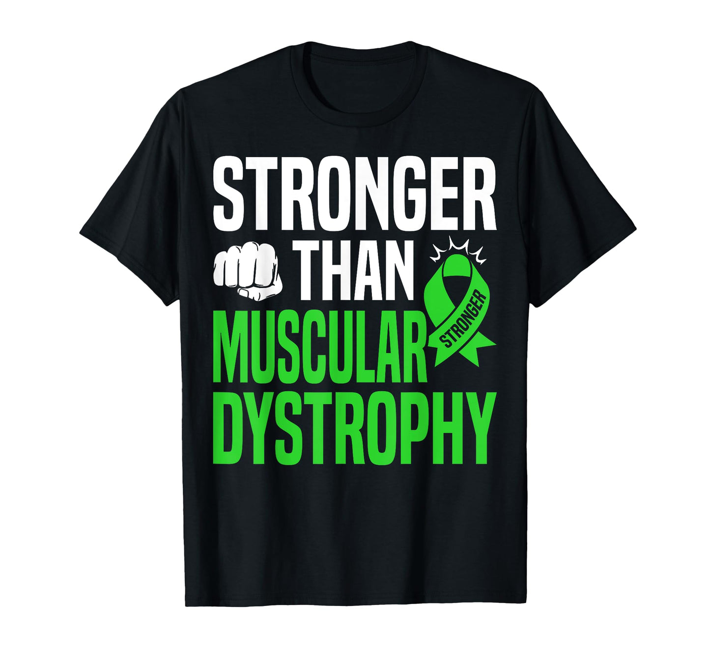 Becker Muscular Dystrophy TShirt Lime Green Awareness Ribbon T-Shirt
