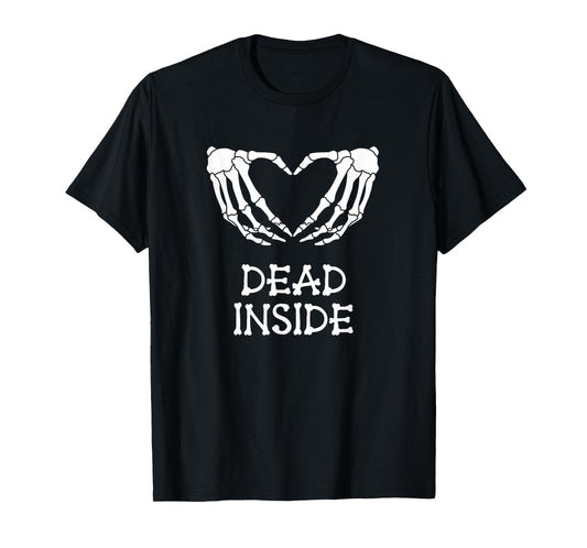 Dead Skull Hands Halloween Funny Matching Family Skeleton T-Shirt