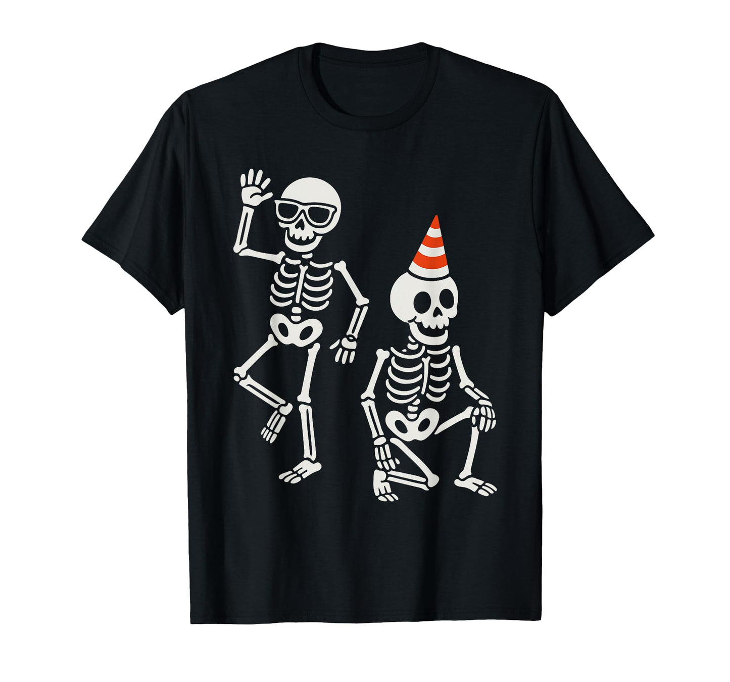 Halloween Party Skeletons Spooky Dance Costume Funny T-Shirt