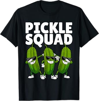 Pickle Squad Art For Men Women Kids Cucumber Pickle Lover T-Shirt