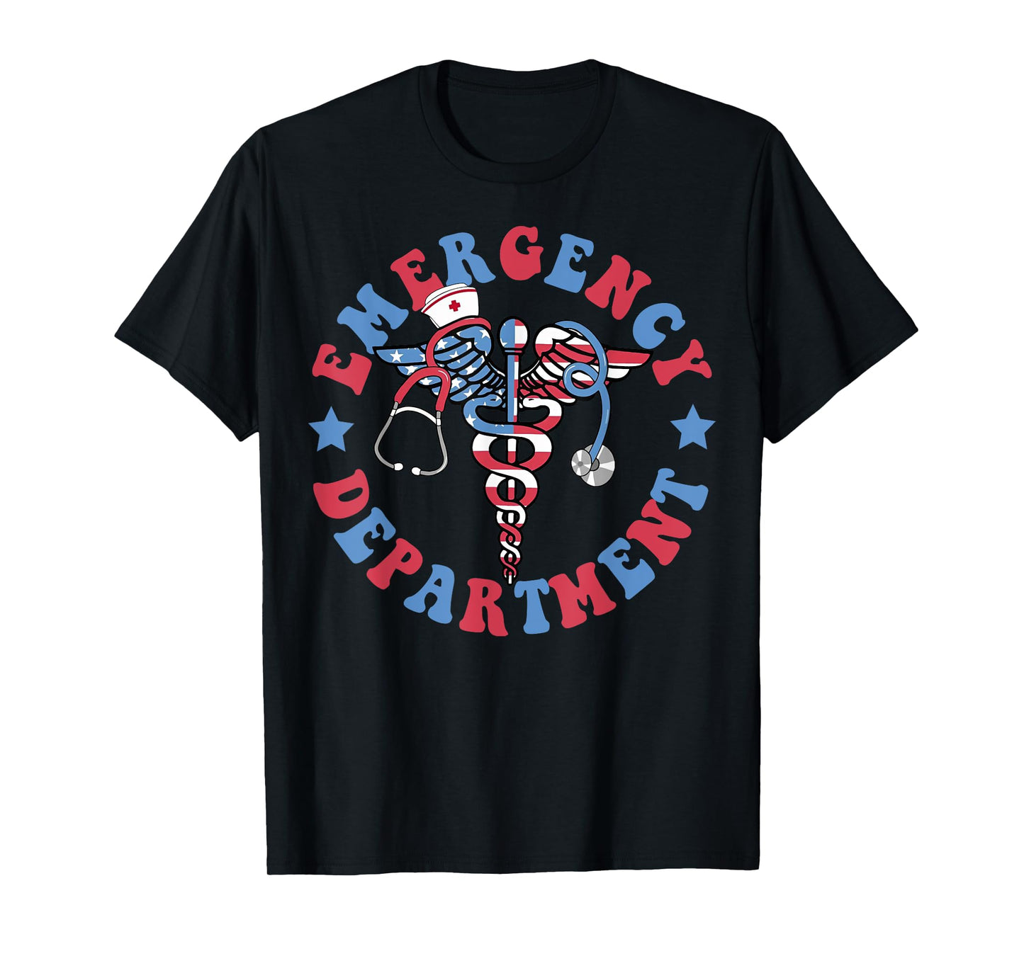Emergency Department 4th of July USA Emergency Room Er Nurse T-Shirt