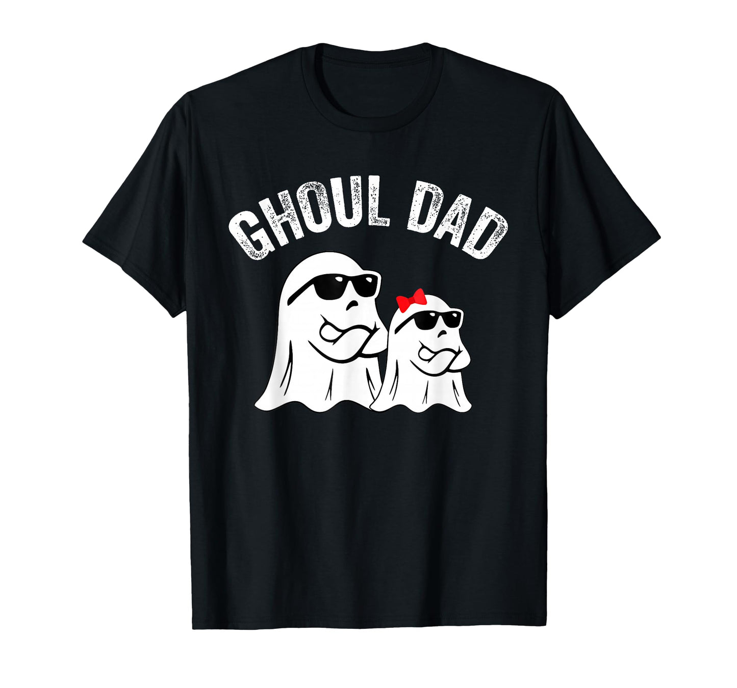 Ghoul Dad Funny Halloween Daddy Ghost Vintage T-Shirt