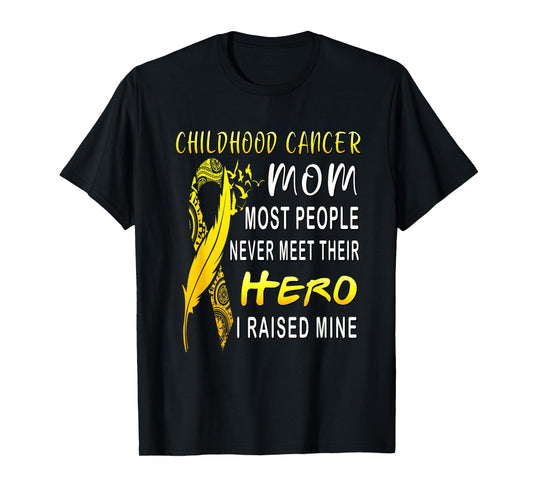 Childhood Cancer Fighter Mom My Son Is My Hero Women's Gift T-Shirt