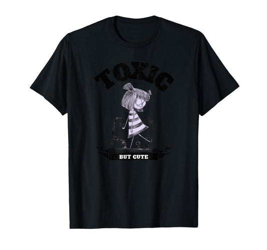 Toxic but cute creepy funny Halloween graphic T-Shirt