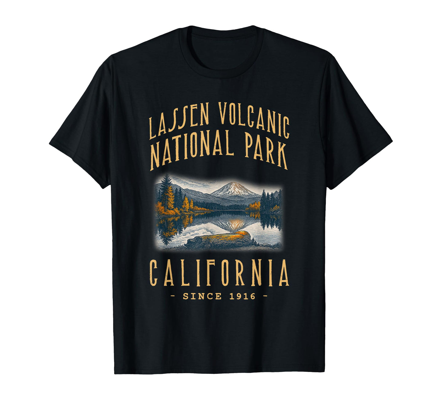 LASSEN VOLCANIC NATIONAL PARK, CALIFORNIA. CAMPING, HIKER T-Shirt