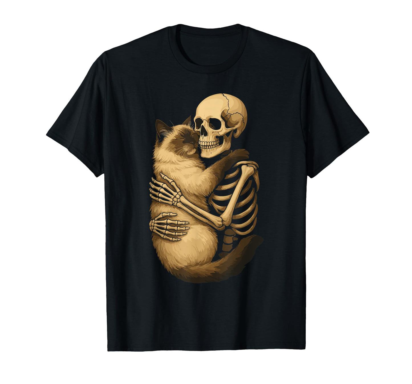 Skeleton Hugging Birman T-Shirt