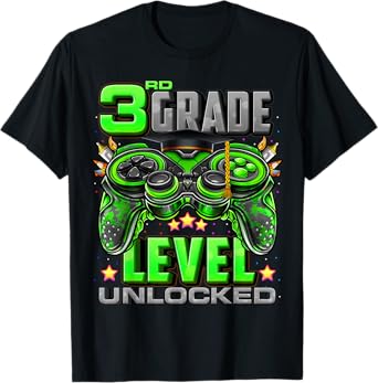 3rd Grade Level Unlocked Back To School 3rd Grade Boys T-Shirt