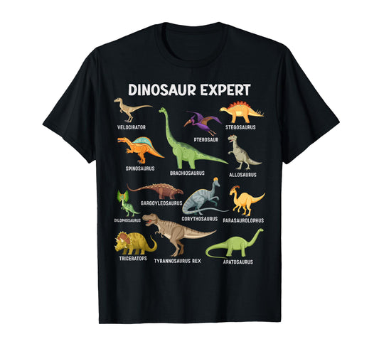 Dinosaur Boys Tee for Kids Adult Toddler Cute Mens Dinosaur T-Shirt
