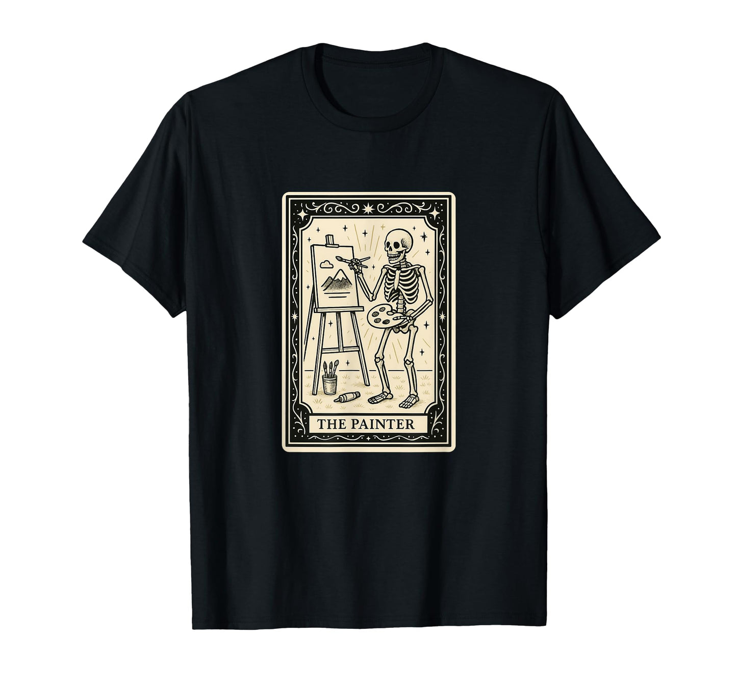 The Painter Tarot Card - Halloween Spooky Paint Art Artist T-Shirt