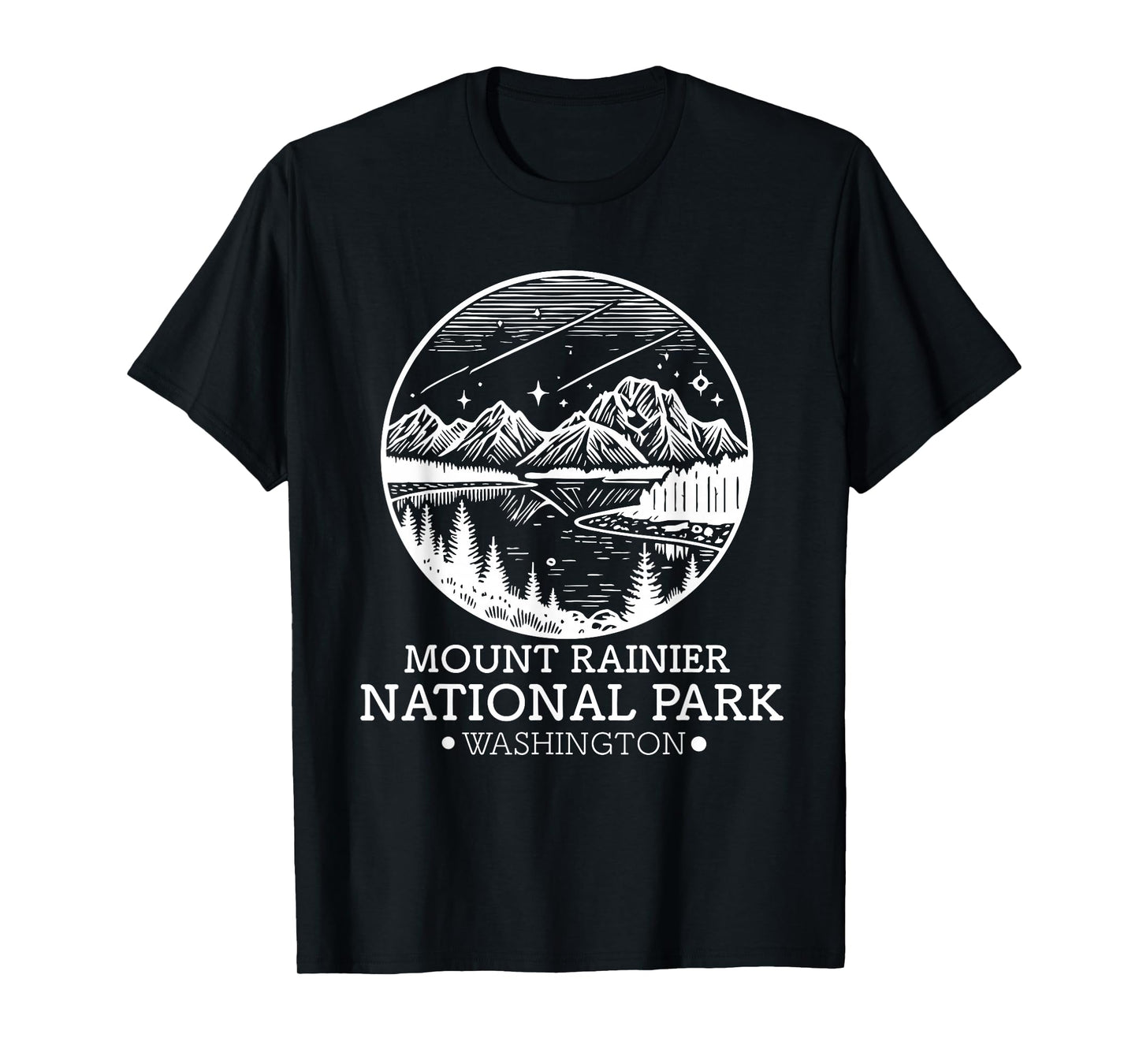 Mount Rainier National Park Washington Souvenir Men Women T-Shirt