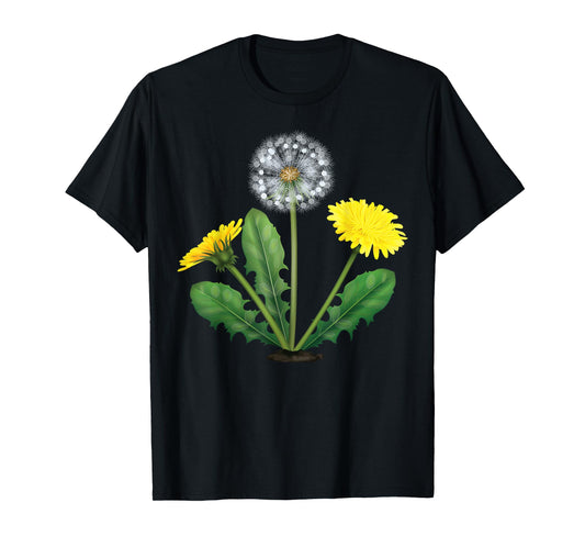 Dandelion Tshirt Summer Flower Shirt Love Plants Gardening Men Women Kids T-Shirt