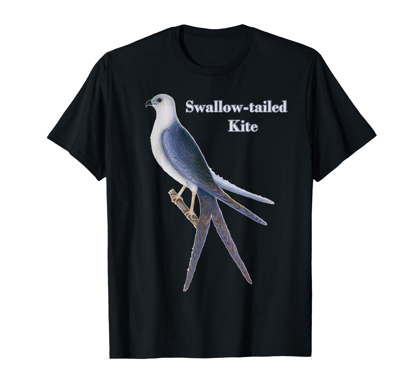 Swallow-tailed Kite Bird Drawing T-Shirt