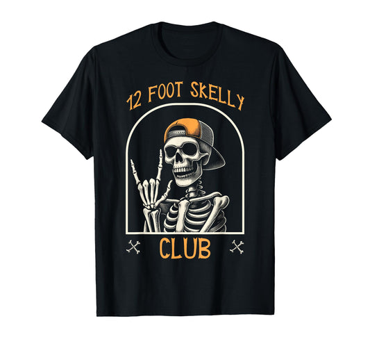 12 Foot Skelly Club - Halloween T-Shirt