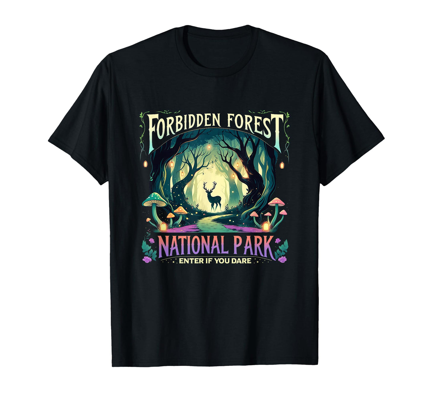 Forbidden Forest National Park Fantasy Tee T-Shirt